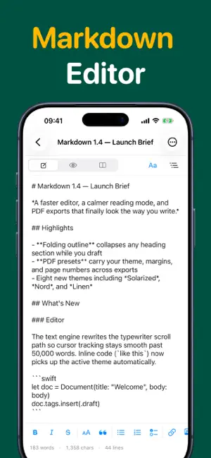 Markdown Editor : Md Viewer screenshot 2