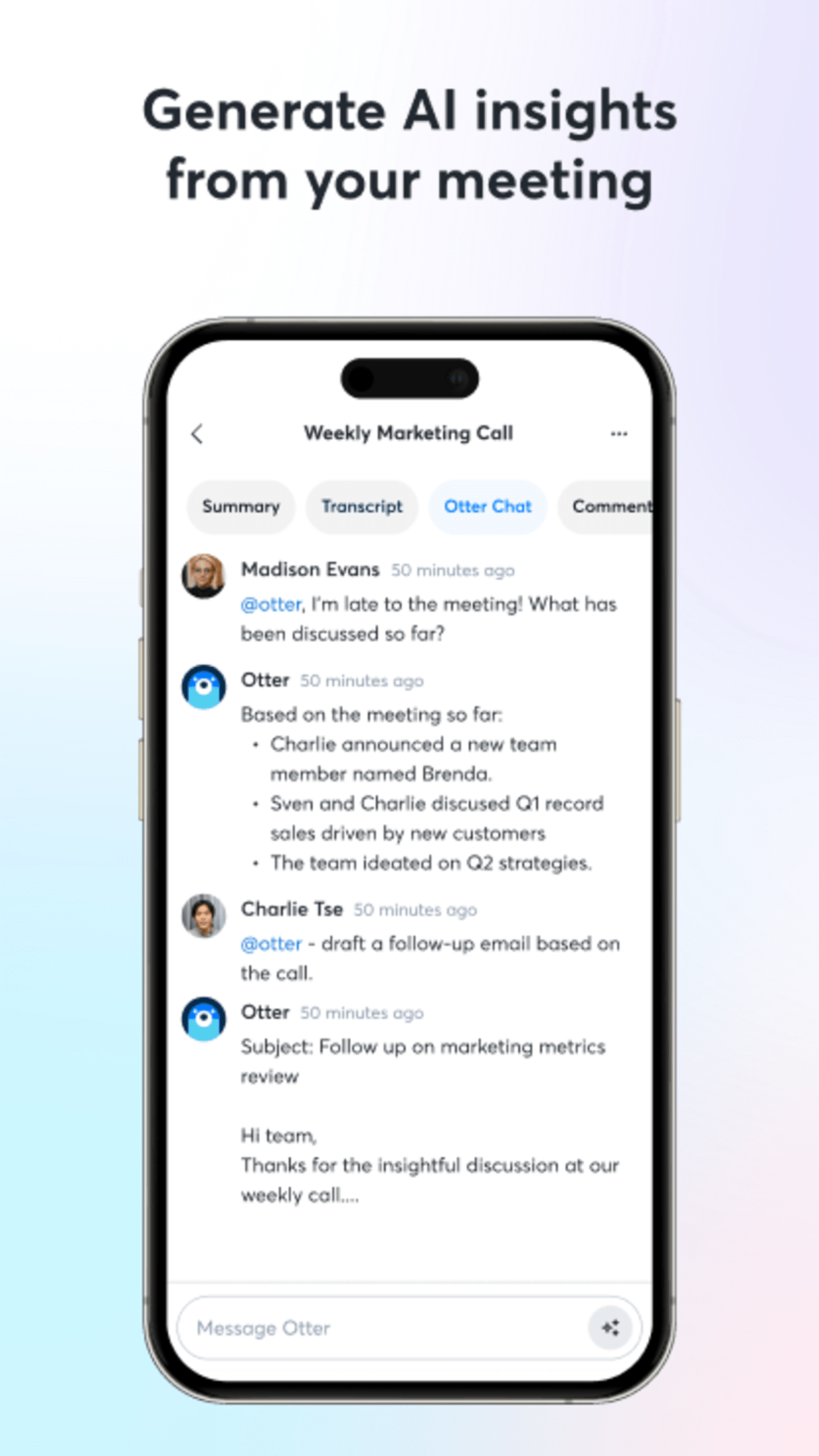 Otter Transcribe Voice Notes screenshot 5