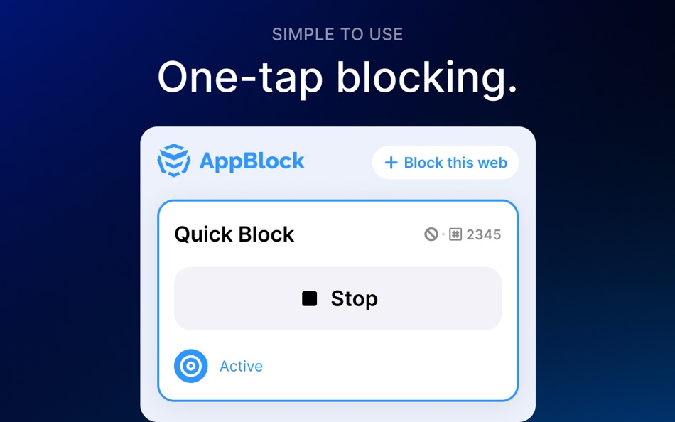 #4. AppBlock - Block Websites (macOS) Podle: MobileSoft s.r.o.