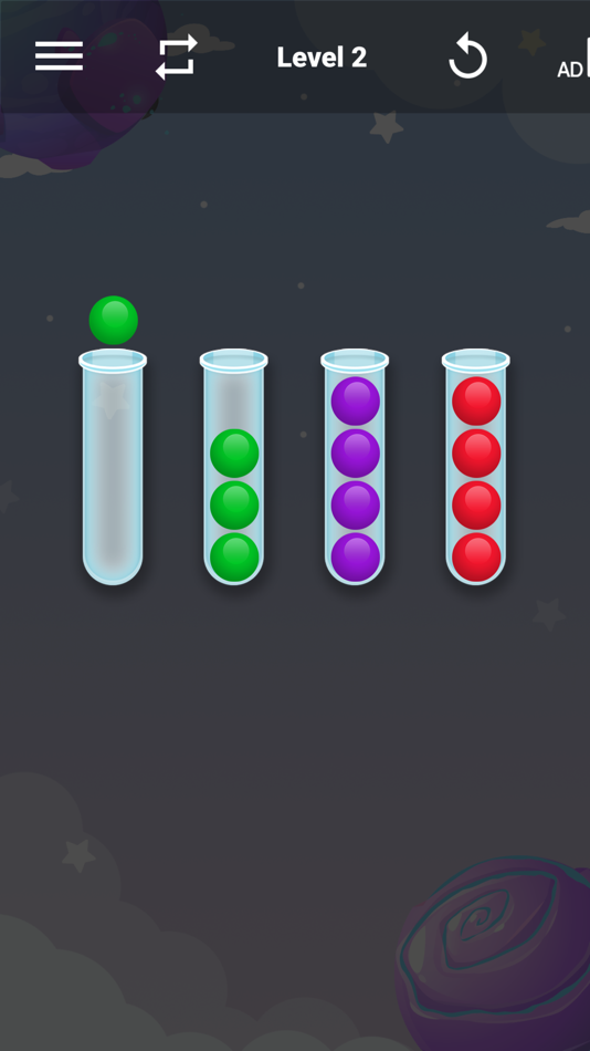 #2. Ball Sort Puzzle 2023 (iOS) By: Md Abu Khalid