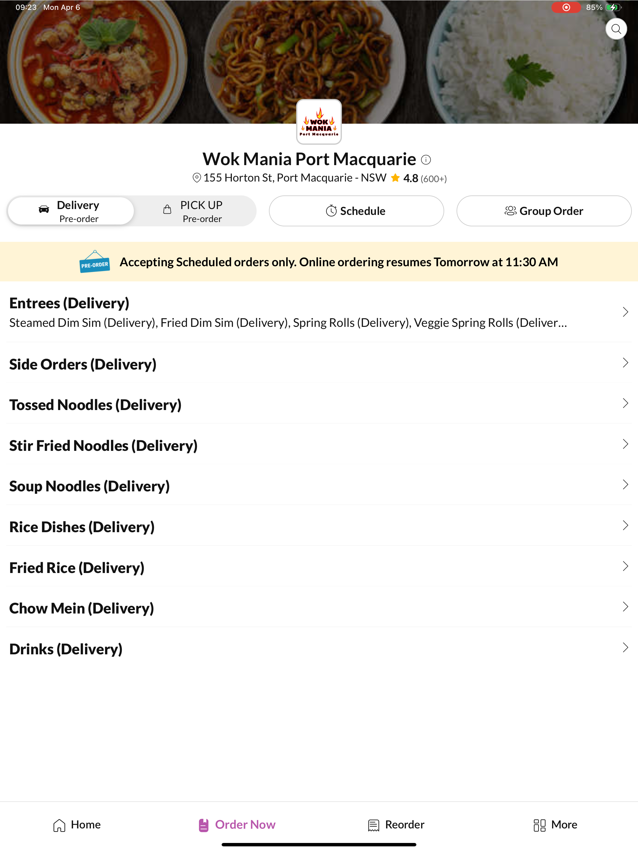 Wok Mania Port Macquarie