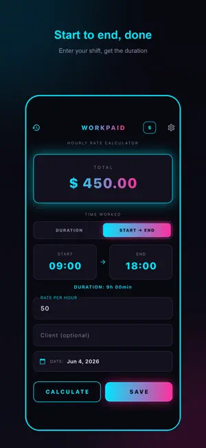 Workpaid: Hours & Pay screenshot 4