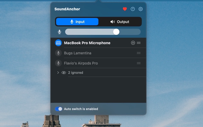 SoundAnchor screenshot