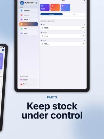 Car Dealer Tracker: Profit iPad screenshot