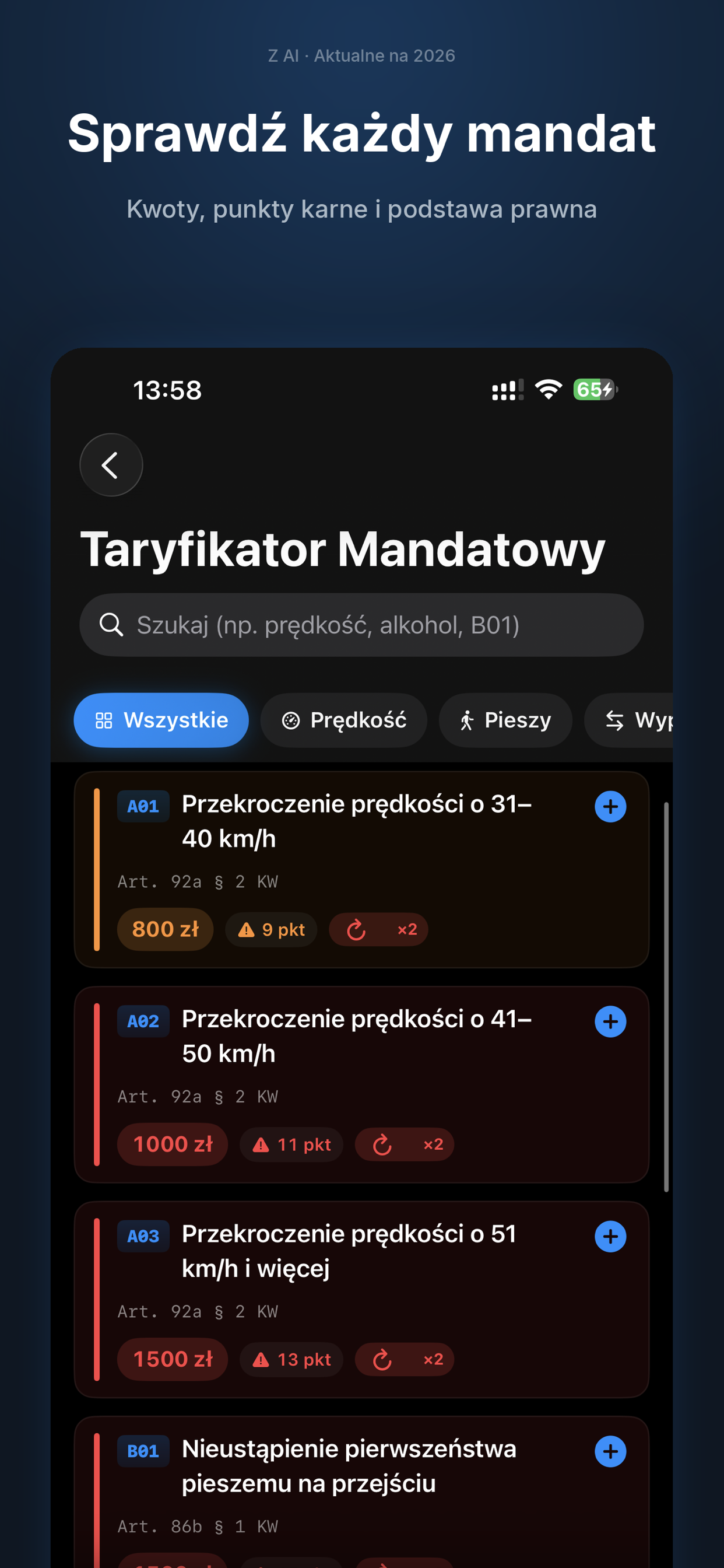 Prawo Jazdy & Taryfikator screenshot 4