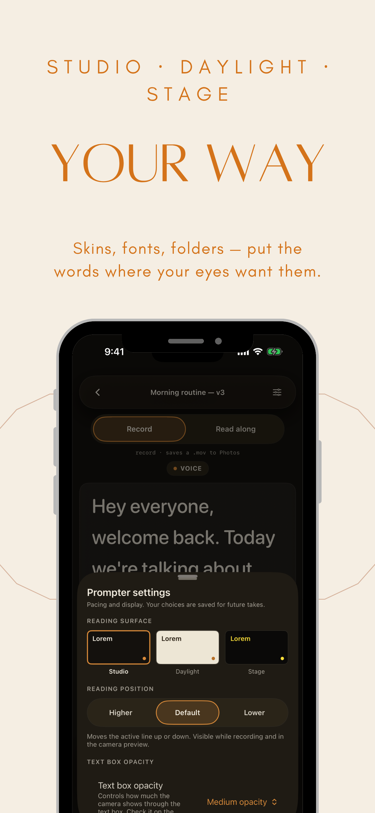 Teleprompter: Record and Share screenshot 5
