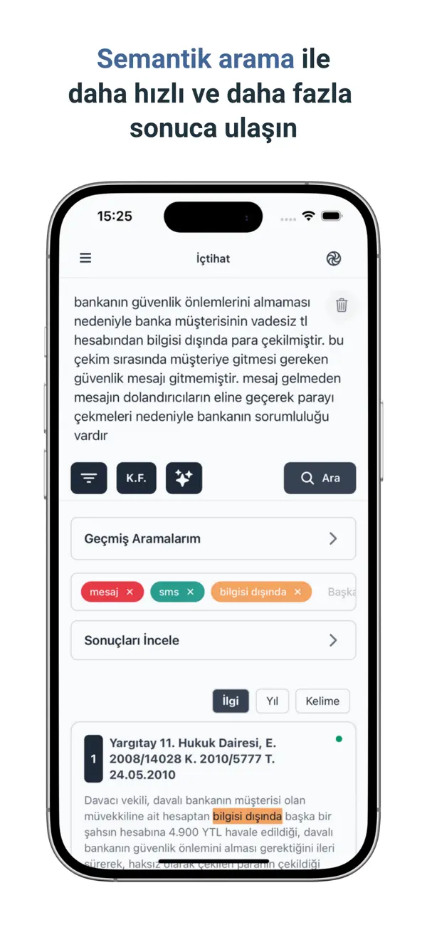 #1. De Jure AI (iOS) Ved: Detech Yazilim Anonim Sirketi