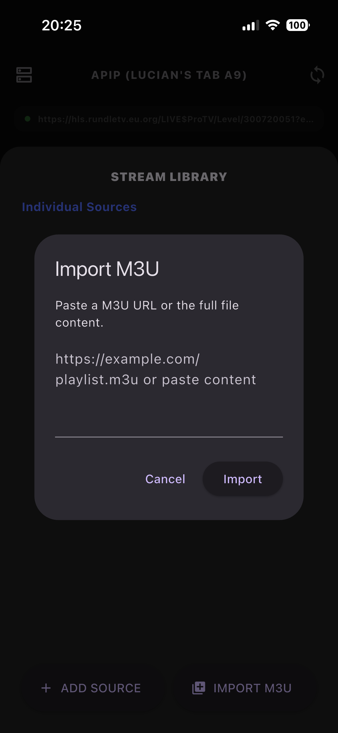 Apip - Remote client