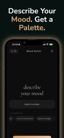 Mood Synth: Color My Feelings iPhone screenshot