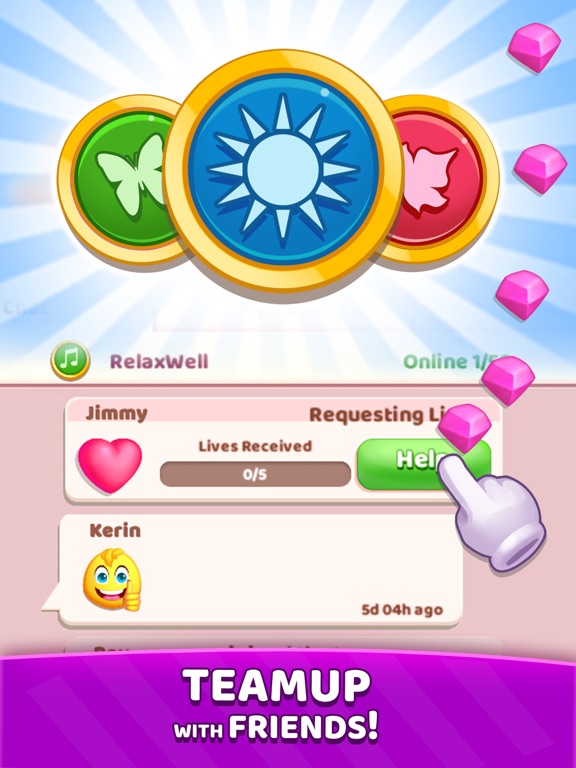 Antistress Relaxing Match Game iPad screenshot 6 - Games app