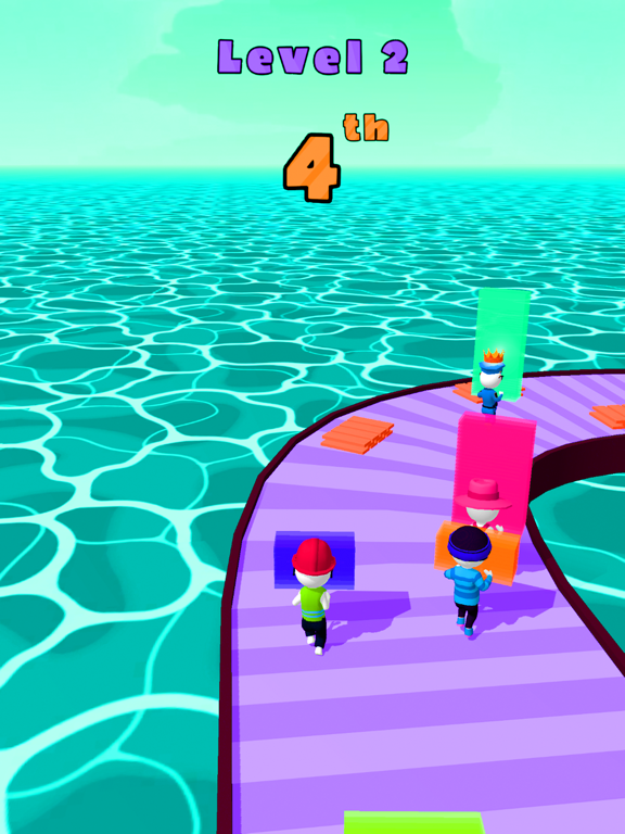 Screenshot #5 pour Fun Friends Racing On River