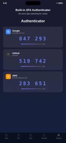 ZapQR - Password Manager screenshot