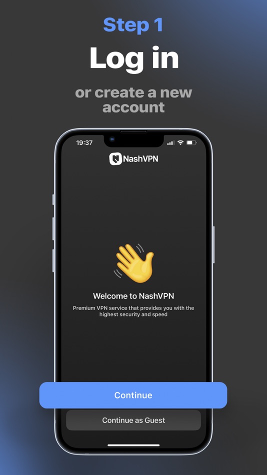 #3. NashVPN - Fast VPN (iOS) Podle: DATABRIDGES TECHNOLOGIES LTD