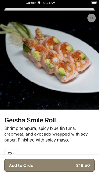Eastern Pavilion iPhone screenshot 4 - Food & Drink app