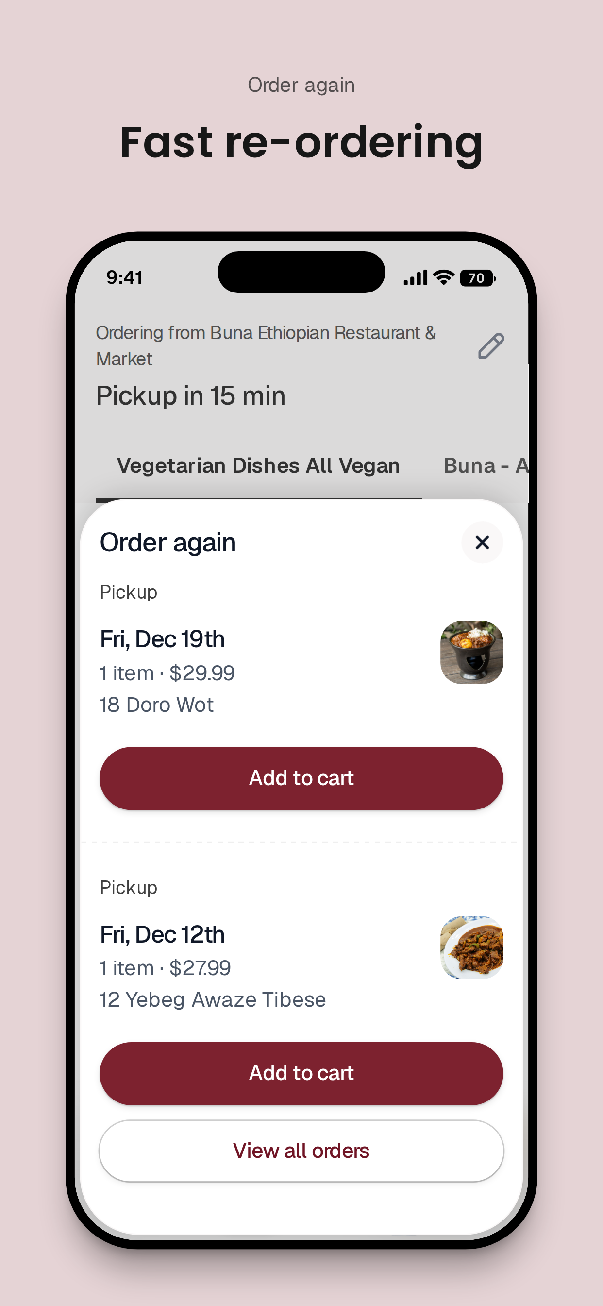Buna Ethiopian Restaurant screenshot 4