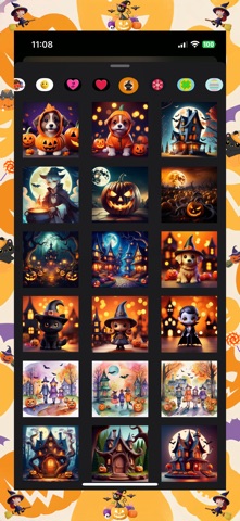 Halloween Sticker Jam app screenshot 3