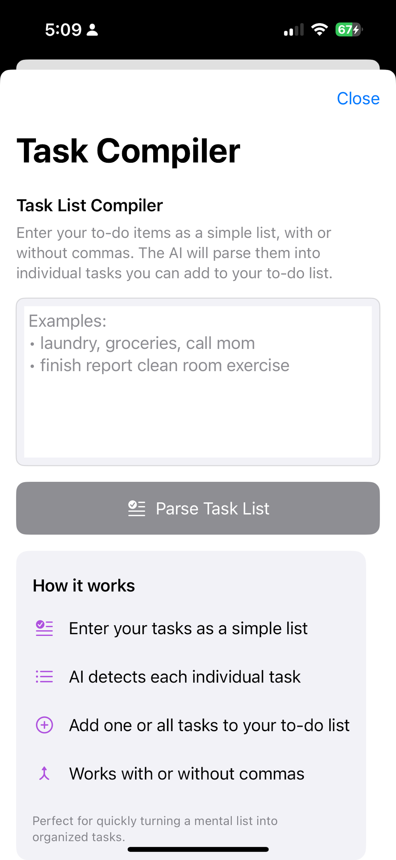 Goblin Tools: Autism Pal To Do screenshot 9
