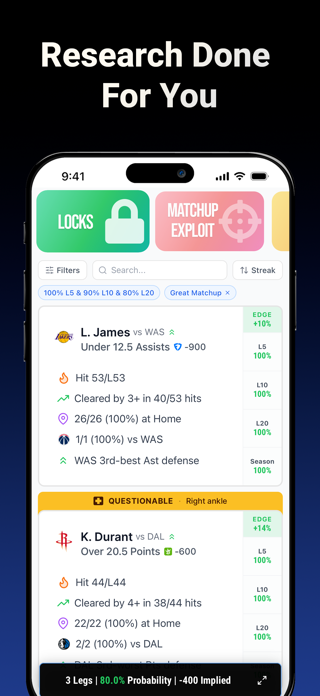 Parlay Analyzer: Player Props Screenshot 3 of 8