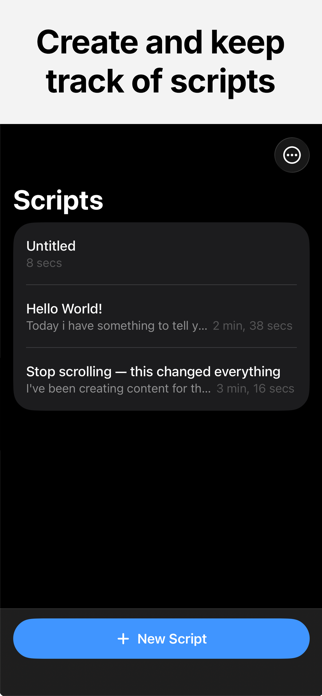 ScriptLens: Teleprompter Screenshot 2 of 4