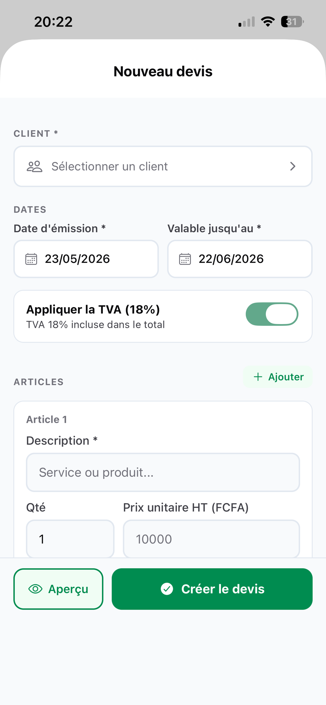 FacturePro CI