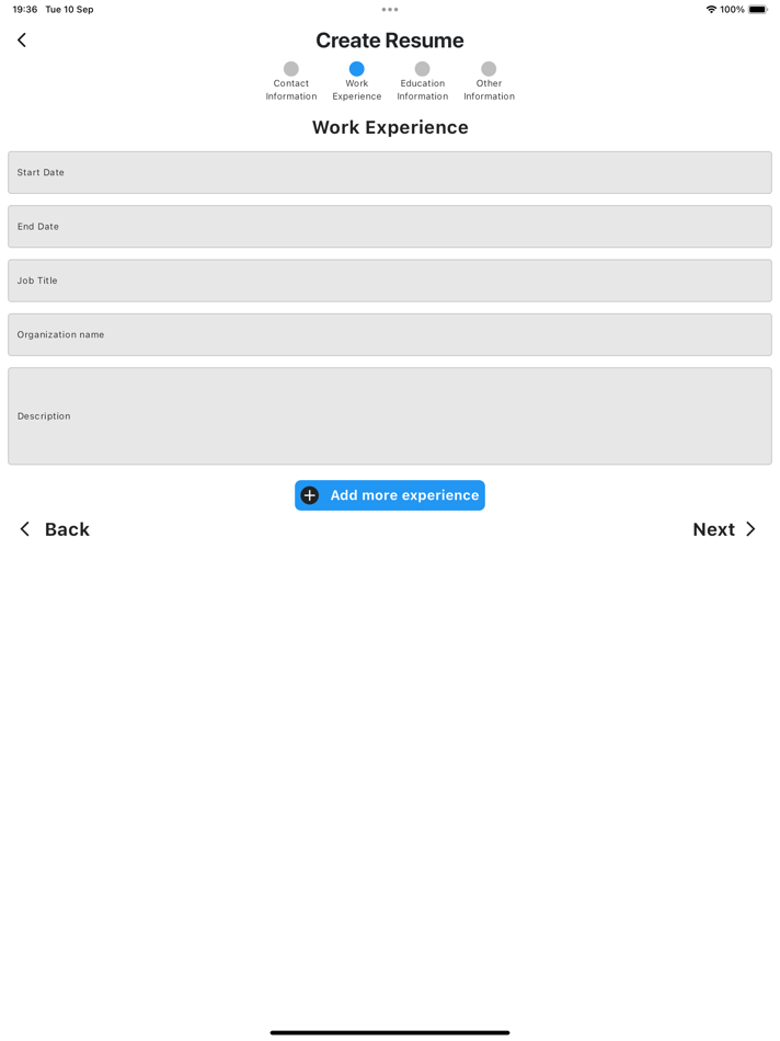 #4. ResuMend (iOS) 由: Waheed Khan