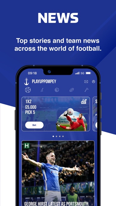 Play Up Pompey - Live Scores Screenshot