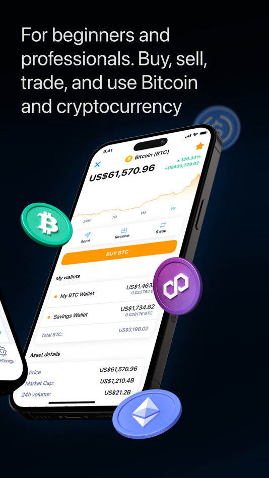 #2. Bitcoin.com Wallet: Buy, sell (iOS) 由: Bitcoin.com