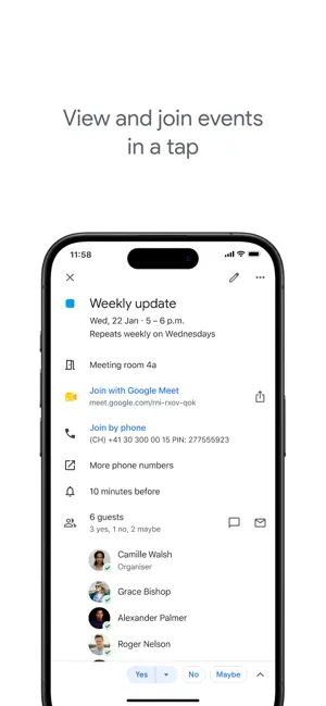 Google Calendar: Get Organized iPhone screenshot 3