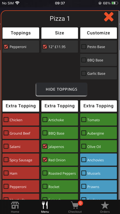 Palermo Pizzeria Screenshot