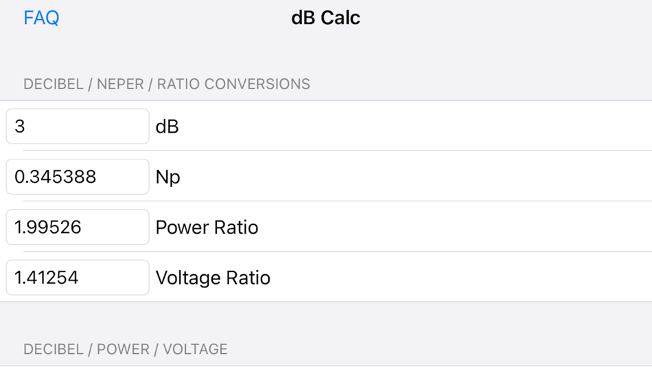 #1. dB Calc (iOS) By: Black Cat Systems