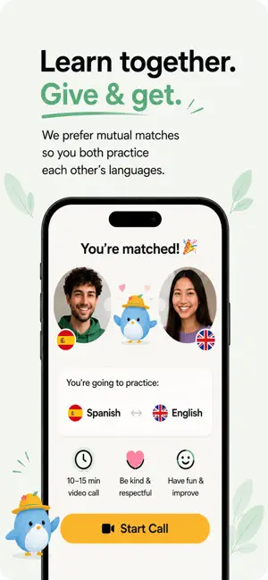 SpeakPair: Language Buddy screenshot 4