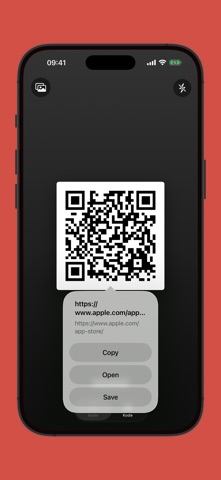 Kode QR screenshot