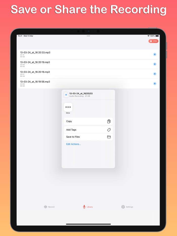 MP3 Recorder - Voice Recording