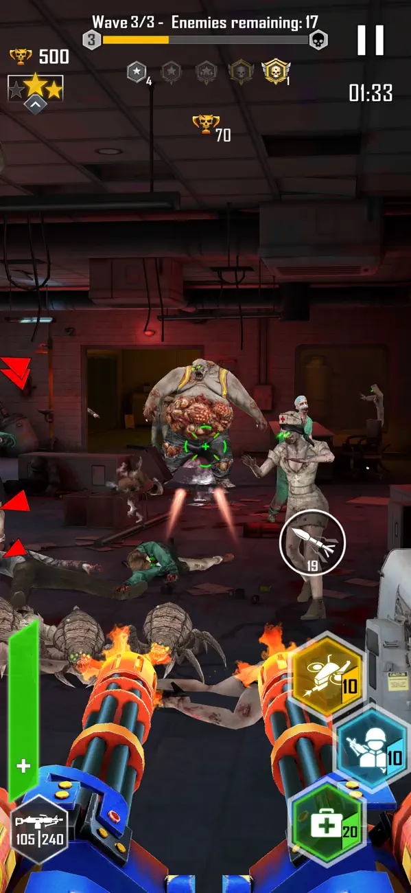 Zombie Hunter: Shoot or Dead Hack screenshot 1 - iOS game interface