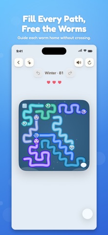 Untangle Worms: Knot Puzzle Screenshot 2 of 6