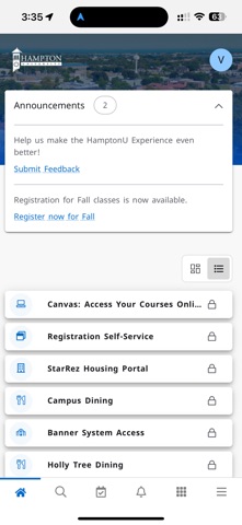 HamptonU Experience screenshot