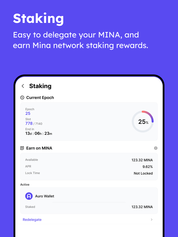 Screenshot #6 pour Auro Wallet