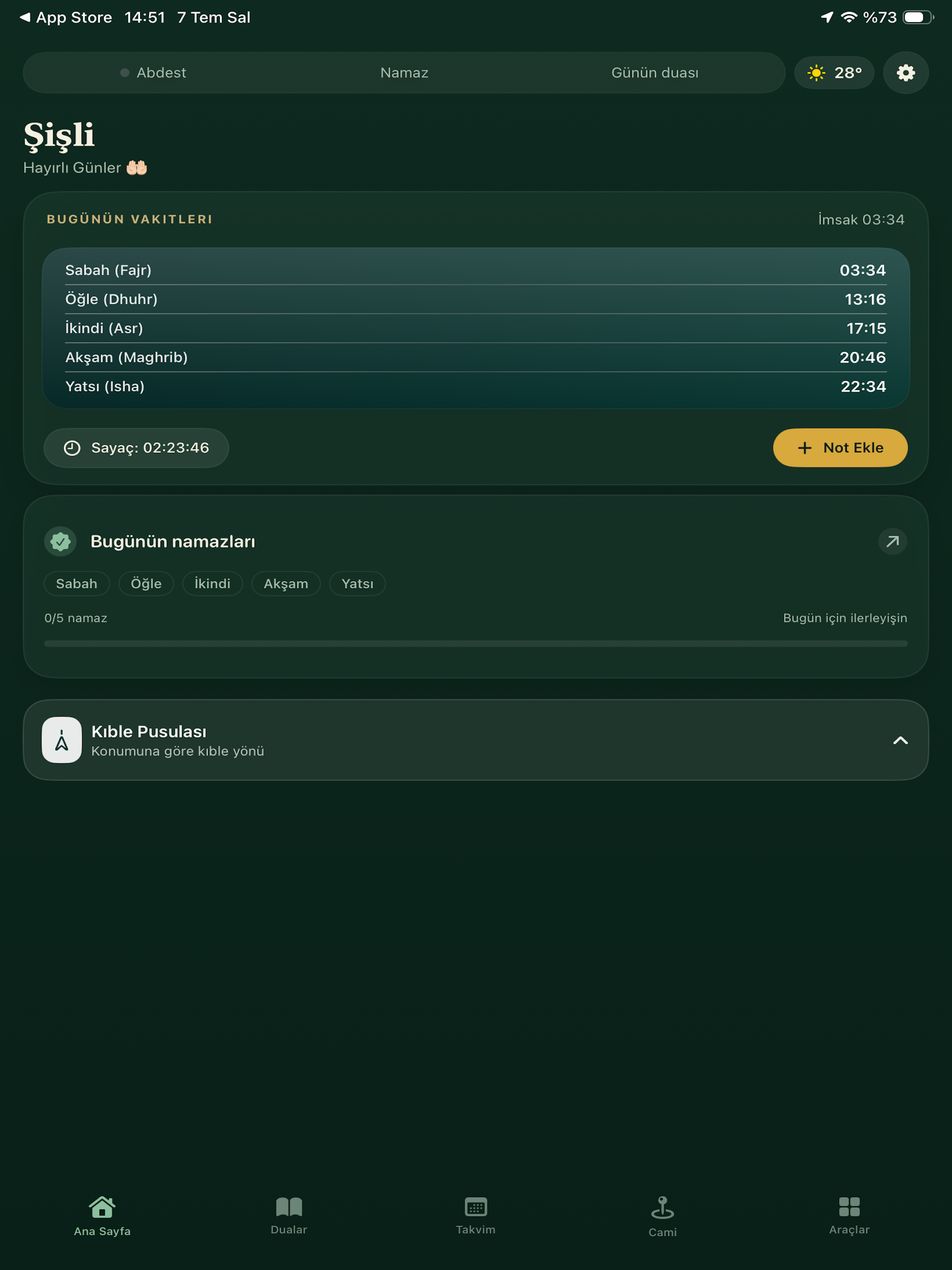 5vakit - Namaz & Ezan screenshot 11