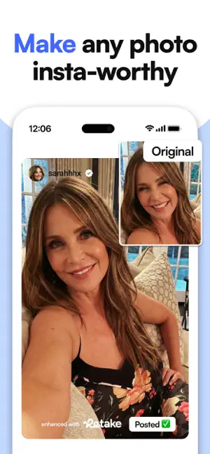 Retake AI Face & Selfie Editor iPhone screenshot 5