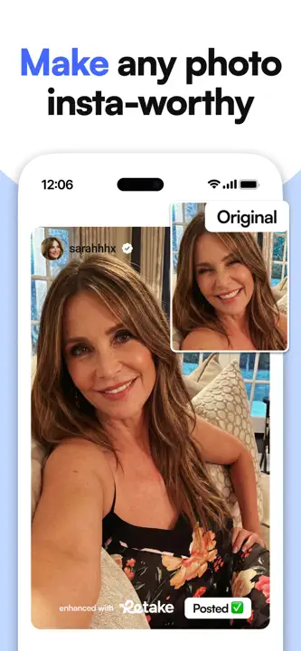 Retake AI Face & Selfie Editor : capture d’écran 5 sur 9