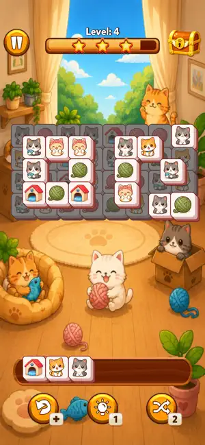 Cat World: Meow Tile Explorer screenshot 2