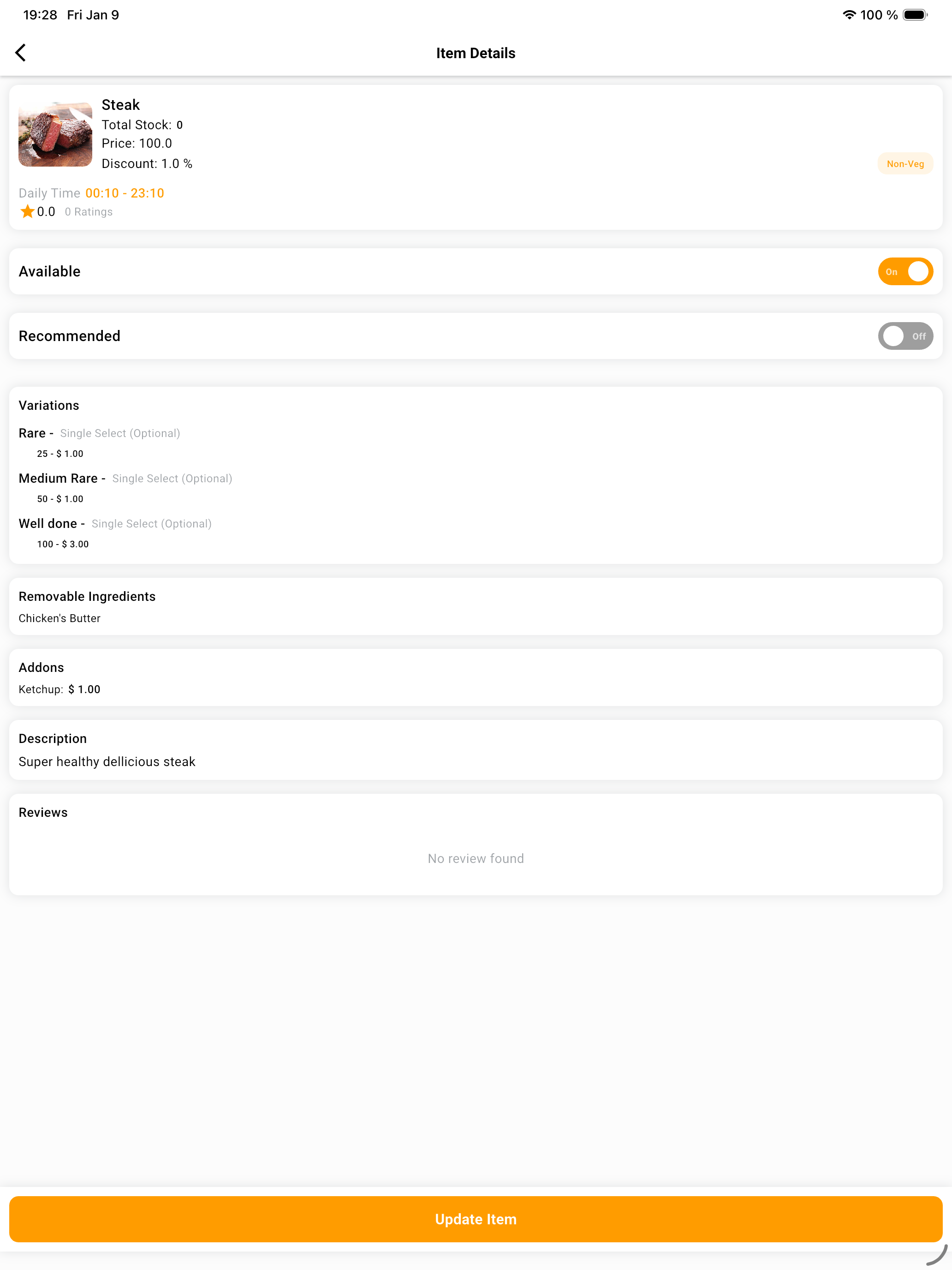 Blinky Merchant App