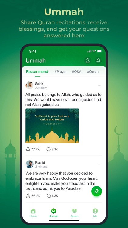 WeMuslim: Athan, Qibla&Quran screenshot-3