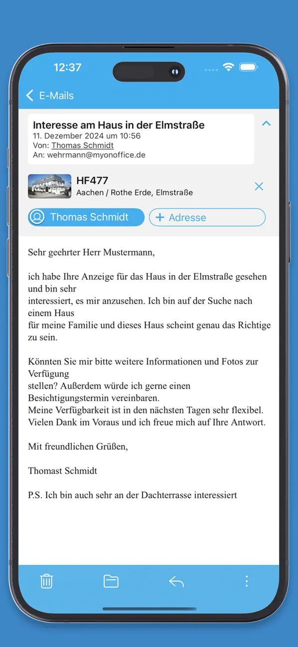 Screenshot #3 pour onOffice App