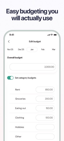 Groshi: Money & Budget Tracker screenshot