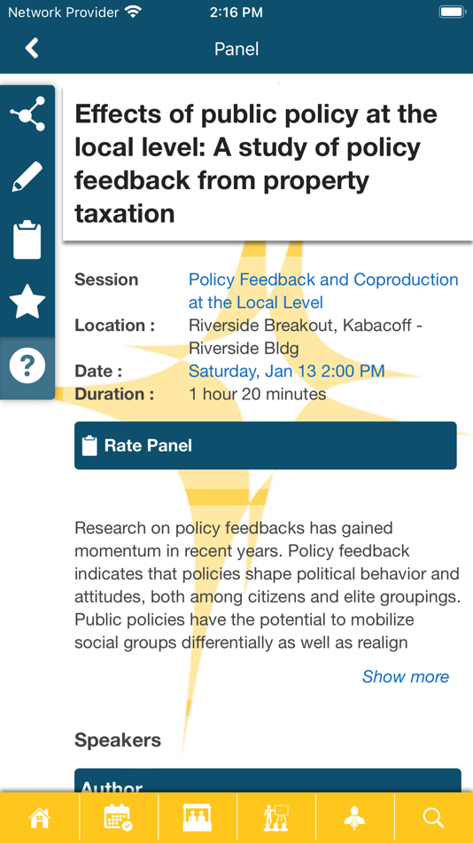 #5. SPSA (iOS) 由: Southern Political Science Association, Inc.