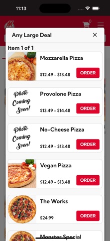 Monster Pizza Ordering App Screenshot 6 of 6