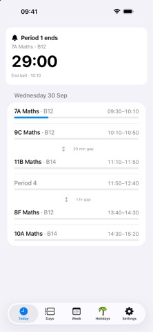Timetable Tamer screenshot 1