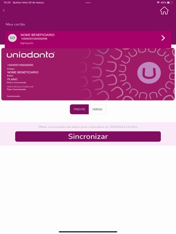 Uniodonto Beneficiário iPad screenshot 4