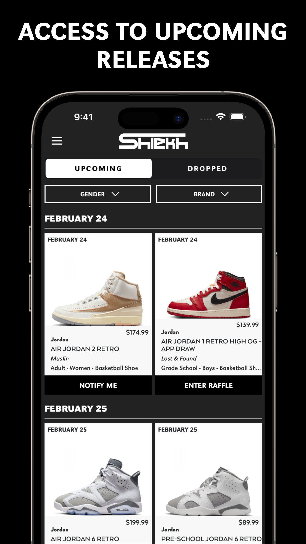 Shiekh Shoes: Shop Releases screenshot 2